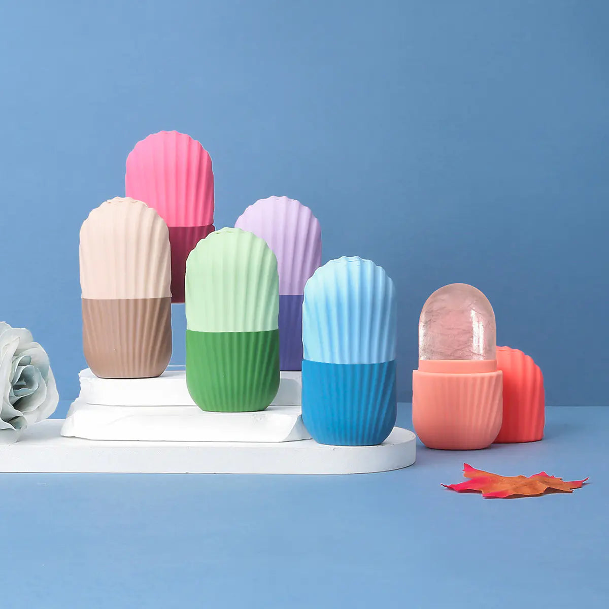 Silicone Face Ice Massage Tray