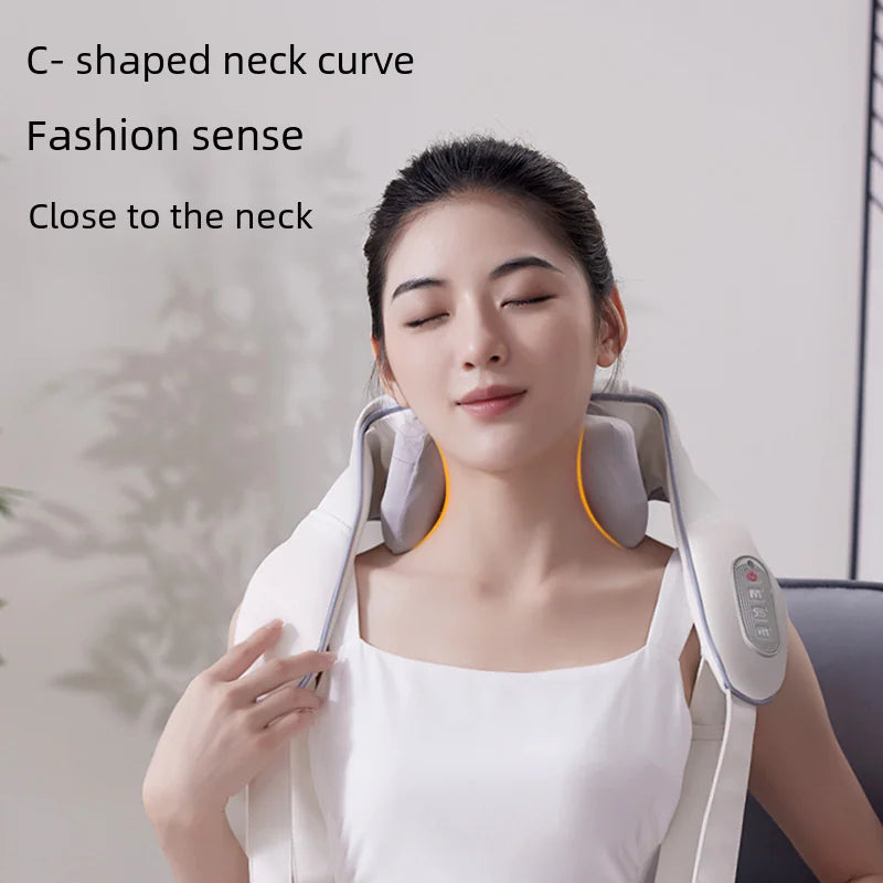 Rechargeable Neck and Shoulder Massage Cushion